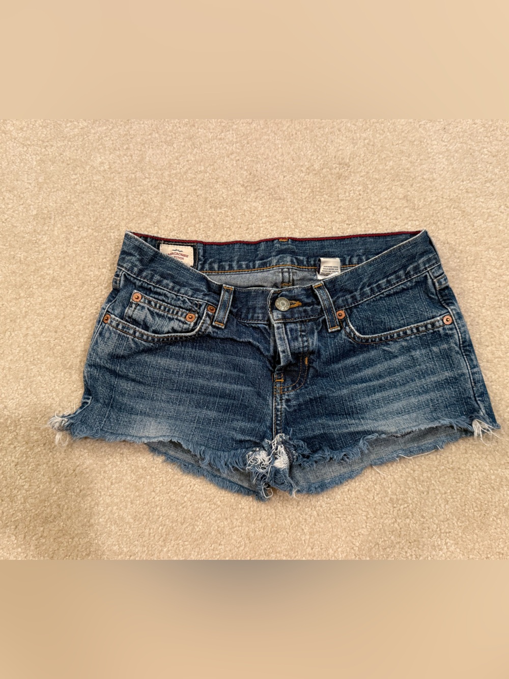 Vintage Abercrombie & Fitch Jean Shorts (Size 00R)
